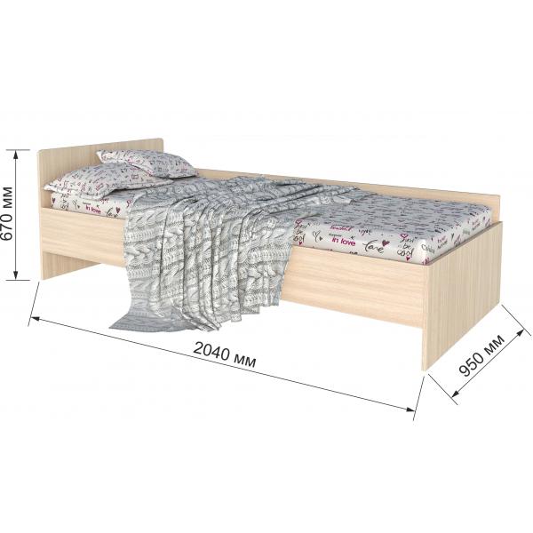 Кровать одинарная Анеси-4